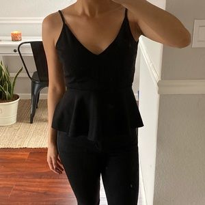 Black Peplum Too